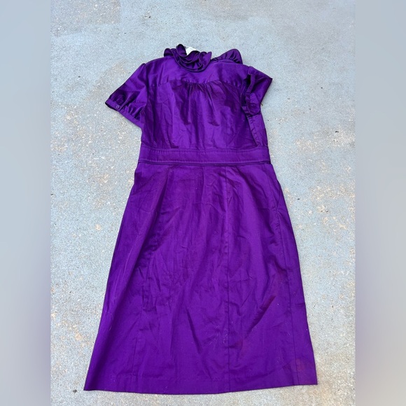 The Limited Rich Purple Ruffle Dress - Picture 4 of 4